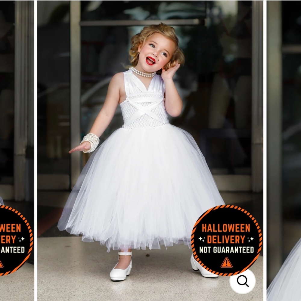 Mia Belle Girls Marilyn Monroe Inspired Tutu Costume Dress Size 10